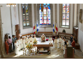 Dankgottesdienst der Kommunionkinder (© Karl-Franz Thiede)